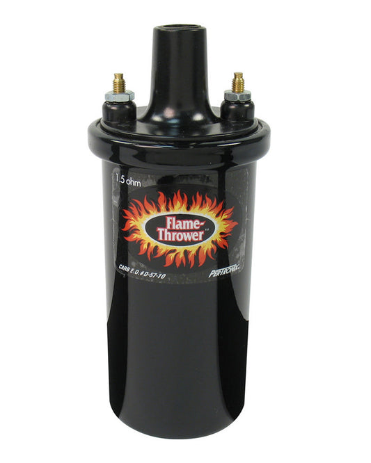 PERTRONIX IGNITION  Flame-Thrower Coil - Black Oil Filled 1.5 ohm   PRT40011