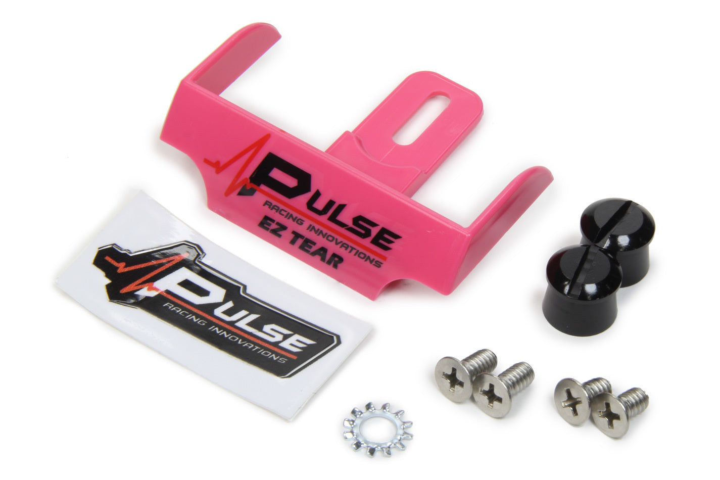 Pulse Racing Innovations EZ Tear Pink w/ Black Tear Off Post MPN PULEZTB102PNK Ram