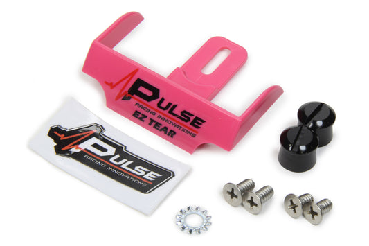 Pulse Racing Innovations EZ Tear Pink w/ Black Tear Off Post MPN PULEZTB102PNK Ram