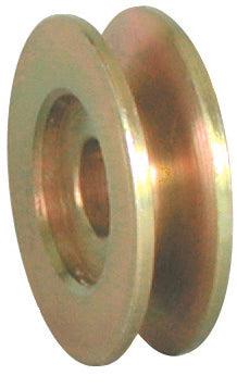 POWERMASTER  Pulley 1-V Yellow Zinc 2-3/8in OD  PWM111