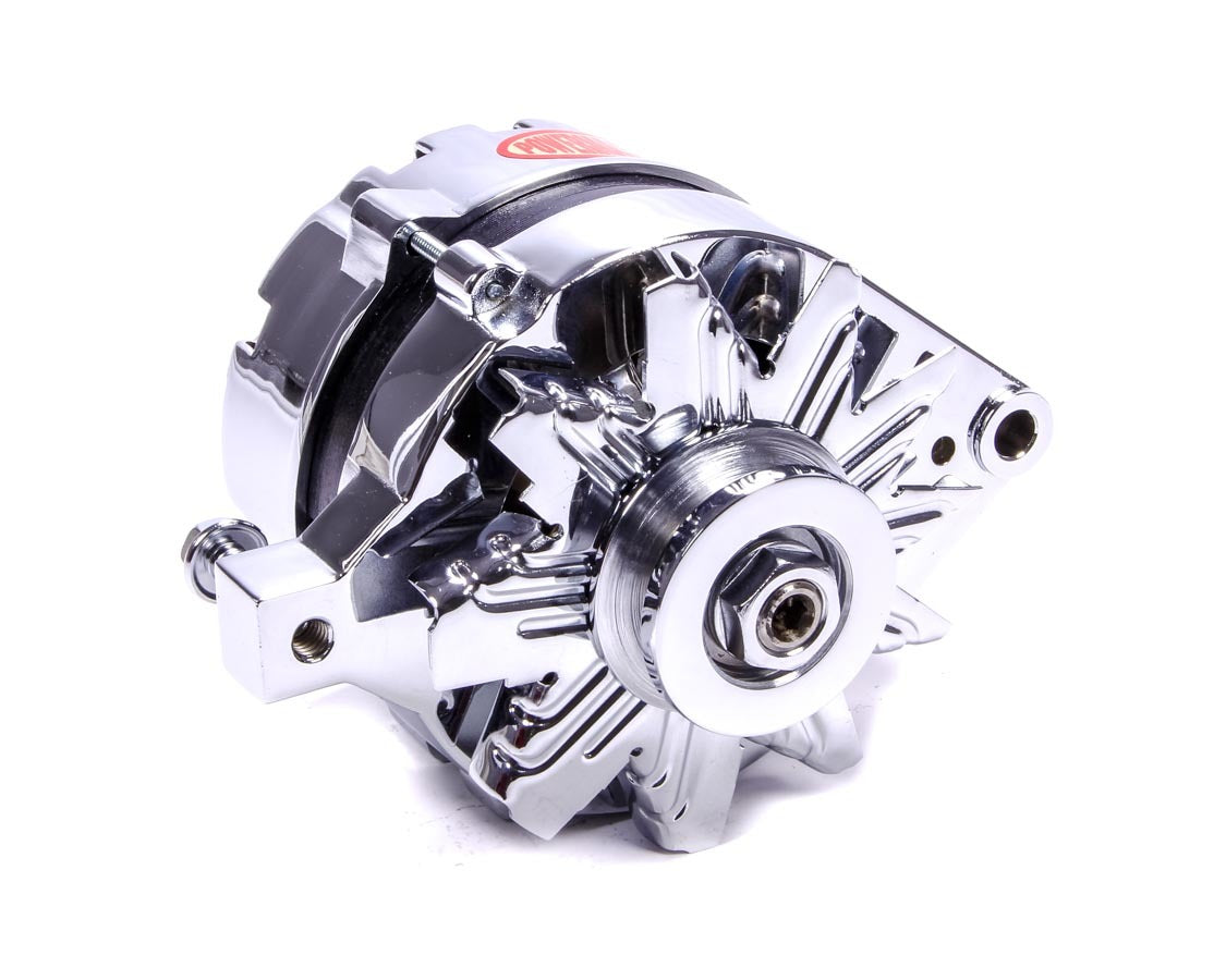 Powermaster  Chrome Ford Alternator 75 Amp   PWM17078