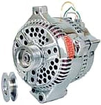 Powermaster  Ford 3G 140 Amp Alterntr Chrome  1-Wire   PWM177711