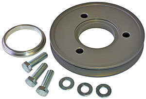 Powermaster Crank Pulley 1V-Groove - BBC Balancer MPN PWM295 For Chevy
