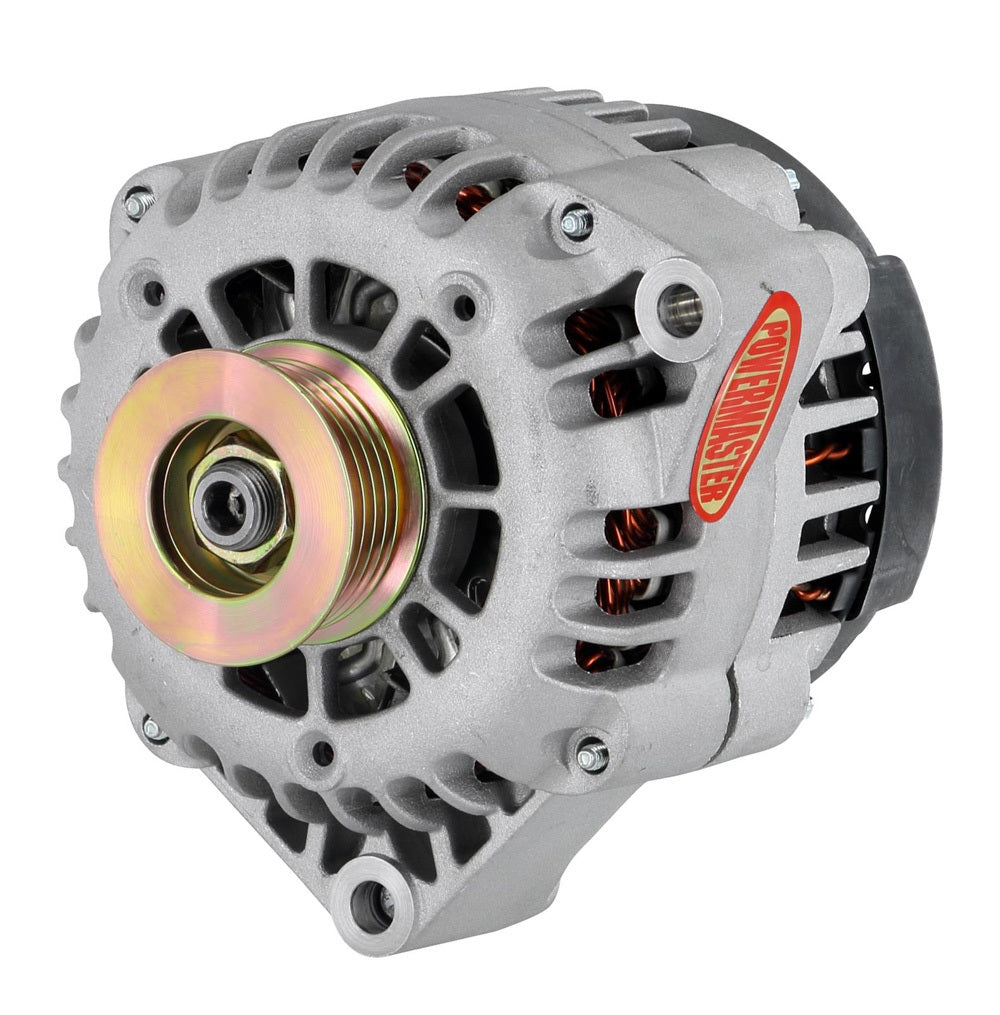 Powermaster Alternator 165 Amps GM 6-Groove - Natural MPN PWM482478 For GM
