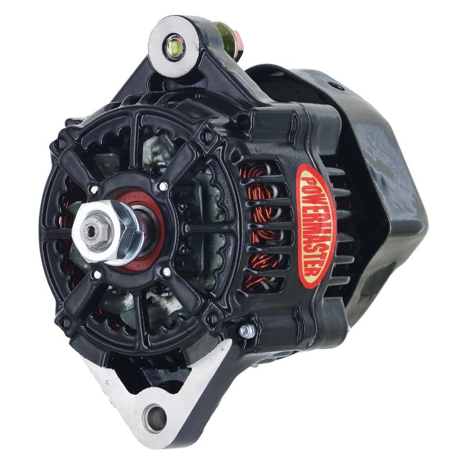 Powermaster  Denso XS Race Alternator 75amp 1-Wire Black   PWM8164