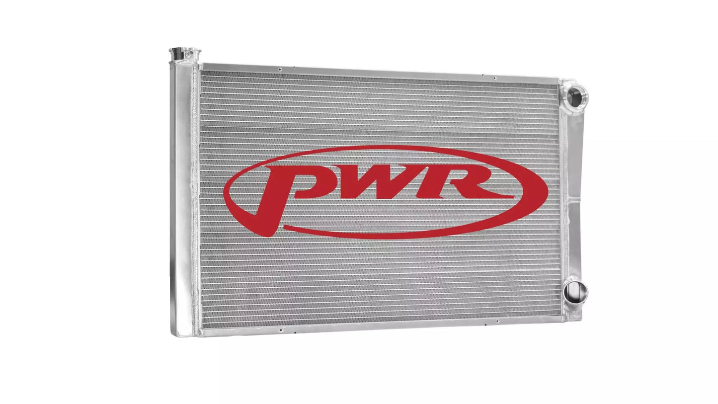 Pwr North America Radiator 19 x 31 Double Pass Low Outlet Open MPN PWR902-31190 For Universal use