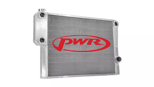 Pwr North America Radiator 19 x 28 Double Pass w/Exchanger Open MPN PWR905-28191 For Universal use