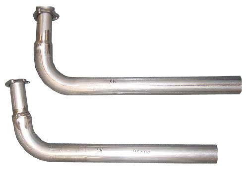 PYPES PERFORMANCE EXHAUST  Corvette C3 SBC Ram Horn Downpipes 2.5in -PYPDCC10S