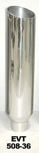 Pypes Performance Exhaust Exhaust Stack 5in x 8in 36in L Polished MPN PYPEVT508-36