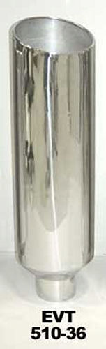 PYPES PERFORMANCE EXHAUST  Exhaust Stack 5in x 10in 36in L Polished -PYPEVT510-36