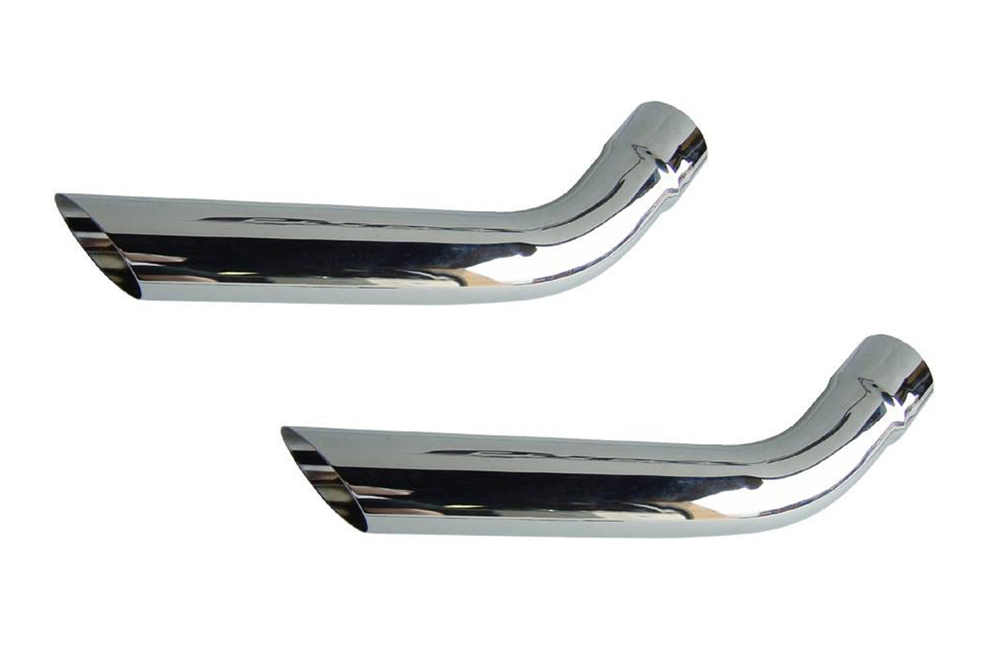 PYPES PERFORMANCE EXHAUST  Exhaust Tips Slip Fit 2.5in Pair (Short) -PYPEVT59