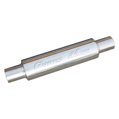 PYPES PERFORMANCE EXHAUST  Race Muffler 2.5in Round Case Each -PYPMVR200S