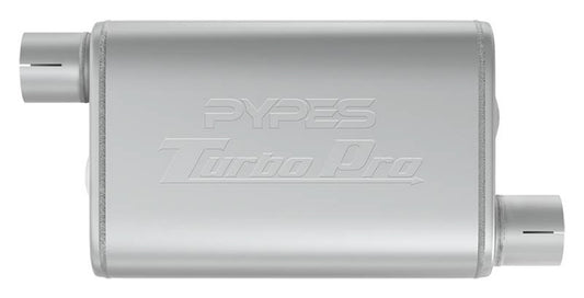 PYPES PERFORMANCE EXHAUST  Turbo Pro Muffler 2.5in Offset In/Out -PYPMVT10