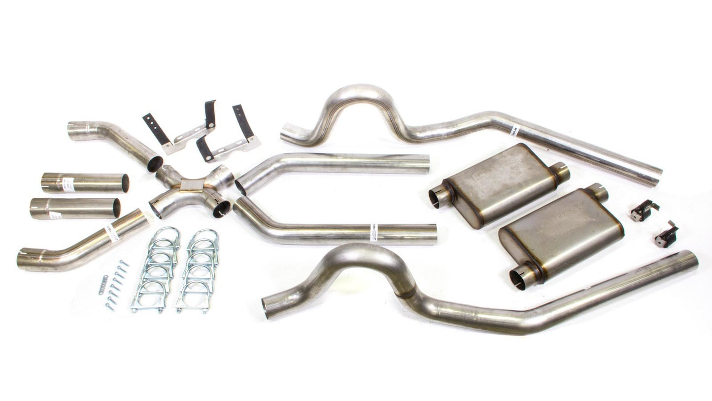 PYPES PERFORMANCE EXHAUST  64-72 GM A-Body 3in Exhaust System -PYPSGA13R