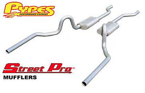 PYPES PERFORMANCE EXHAUST  64-72 GM A-Body 2.5in Crossmember Back Exhaust -PYPSGA30S