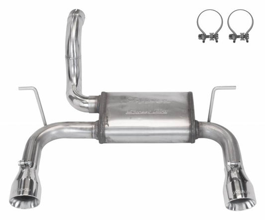 Pypes Performance Exhaust 18- Jeep Wrangler JL 2. 0/3.6L Axle Back Exhaust MPN PYPSJJ24S For Jeep Wrangler JL 2018-21