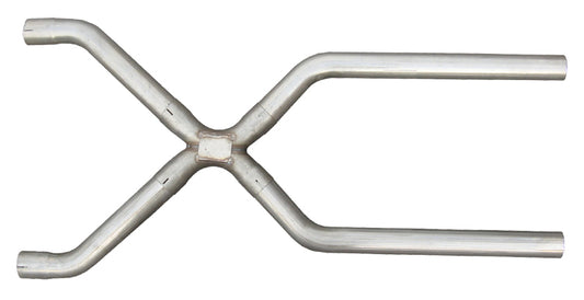 PYPES PERFORMANCE EXHAUST  Universal 3.5in X-Pipe Stainless -PYPXVA14