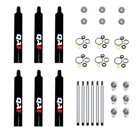 Qa1 Shock Small Body Steel Dry Kit 6 PACK MPN QA17Q6-DRY-6PK