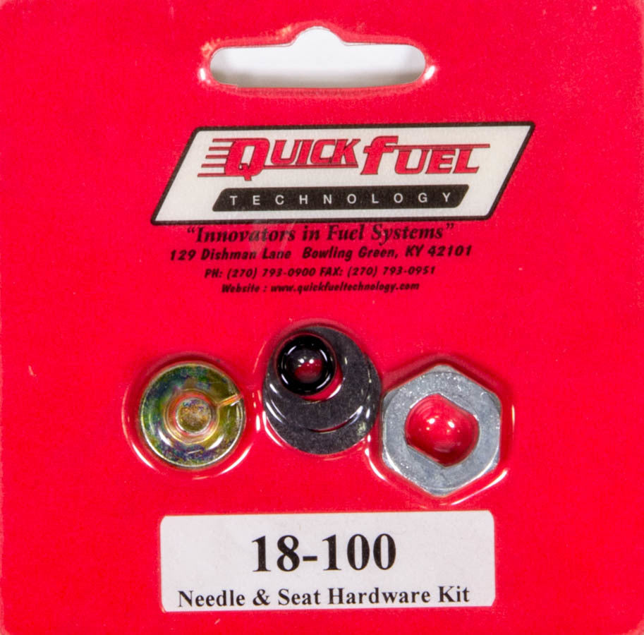 QUICK FUEL TECHNOLOGY  Needle & Seat Hardware Kit   QFT18-100