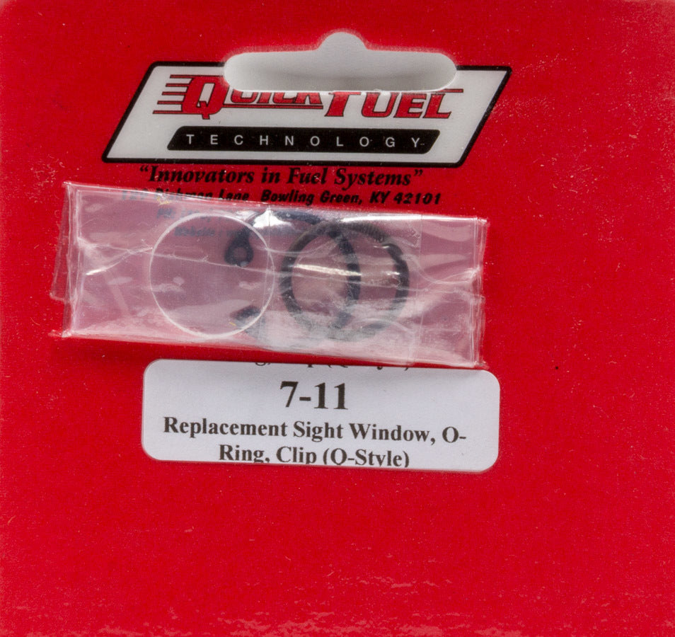 QUICK FUEL TECHNOLOGY  Replacement Sight Window O-Ring Clip (Q-Style)   QFT7-11