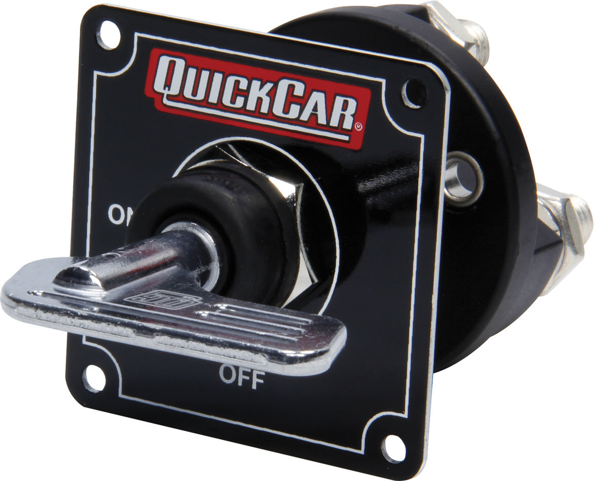 QUICKCAR RACING PRODUCTS  Master Disconnect Black w/Removable Silver Key   QRP55-031