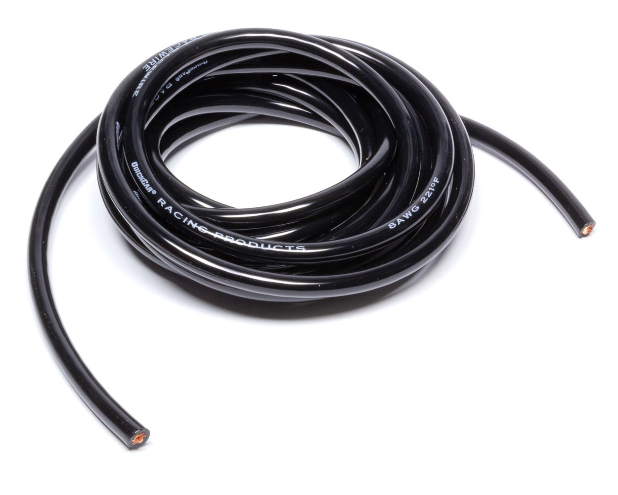 QUICKCAR RACING PRODUCTS  Wire 8 Gauge Black 10ft    QRP57-2501