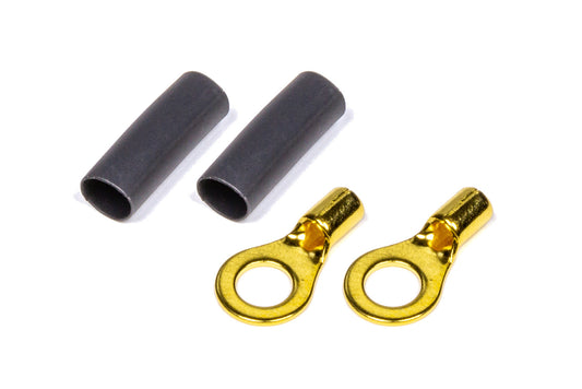 QUICKCAR RACING PRODUCTS  Ring Terminal #10 14-16 GA. Pair w/Heat Shrink   QRP57-472