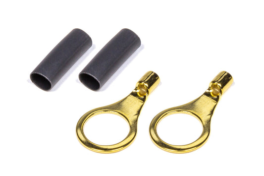 QUICKCAR RACING PRODUCTS  Ring Terminal 3/8 14-16 GA. Pair w/ Heat shrink   QRP57-473