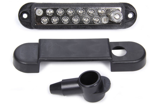 QUICKCAR RACING PRODUCTS  Black Terminal Buss Bar w/Covers   QRP57-8022