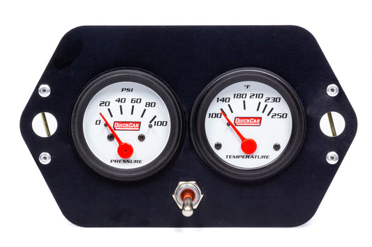 QUICKCAR RACING PRODUCTS  Gauge Panel 2in Open Wheel w/ Switch  QRP61-2205