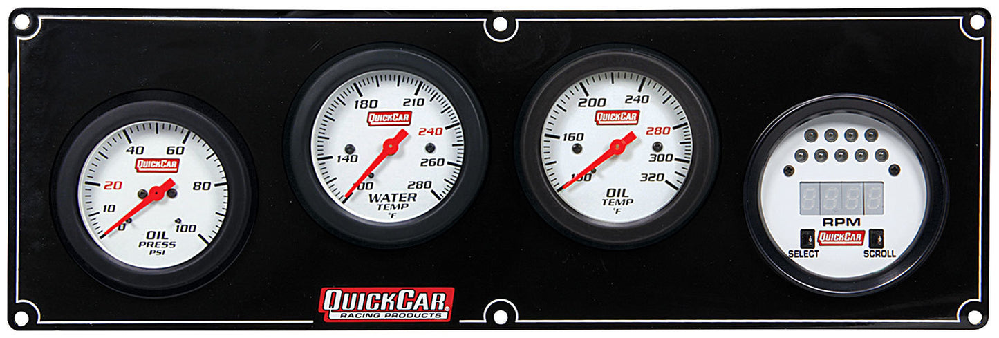 QUICKCAR RACING PRODUCTS  Extreme 3-1 w/Tach OP/WT/OT  QRP61-7041