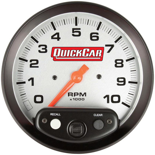 QUICKCAR RACING PRODUCTS  5in Tach w/Memory 10k    QRP611-6001