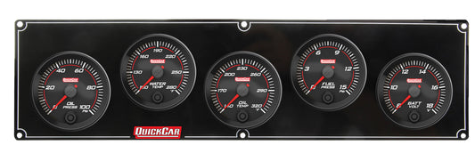 QUICKCAR RACING PRODUCTS  Redline 5 Gauge Panel OP/WT/OT/FP/VOLT  QRP69-5037