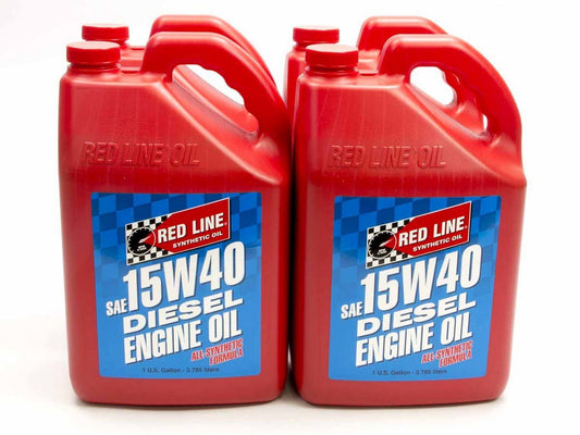 REDLINE OIL  15W40 Diesel Oil Case/4- Gal   RED21425