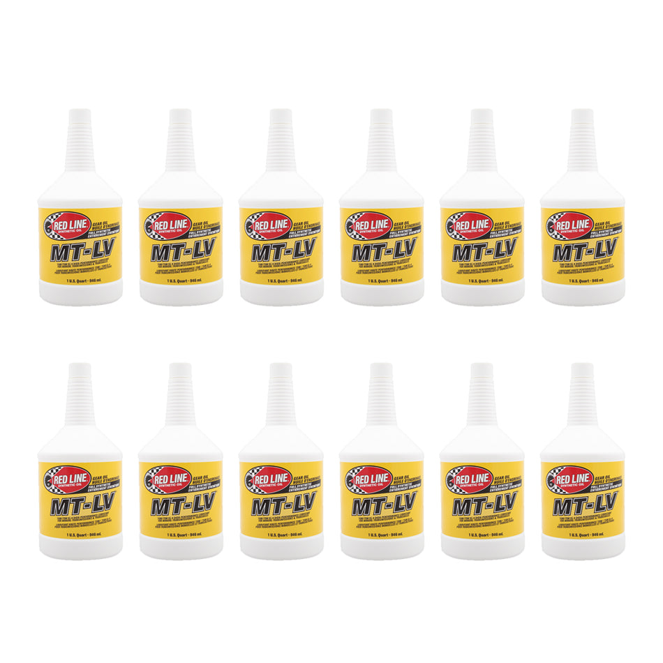 REDLINE OIL  MT-LV GL-4 Gear Oil Case 12 x 1 Quart  RED50624
