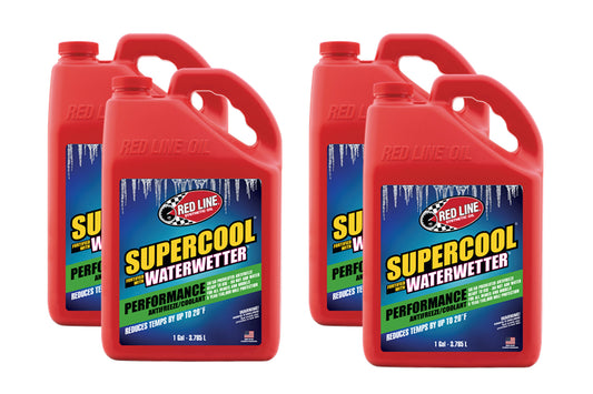 REDLINE OIL  Supercool Performance Coolant Case 4x1 Gallon   RED81255