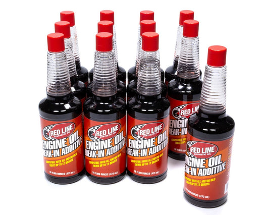 REDLINE OIL  Break-In Oil Additive w/ Zinc Case/12-16oz   RED81423