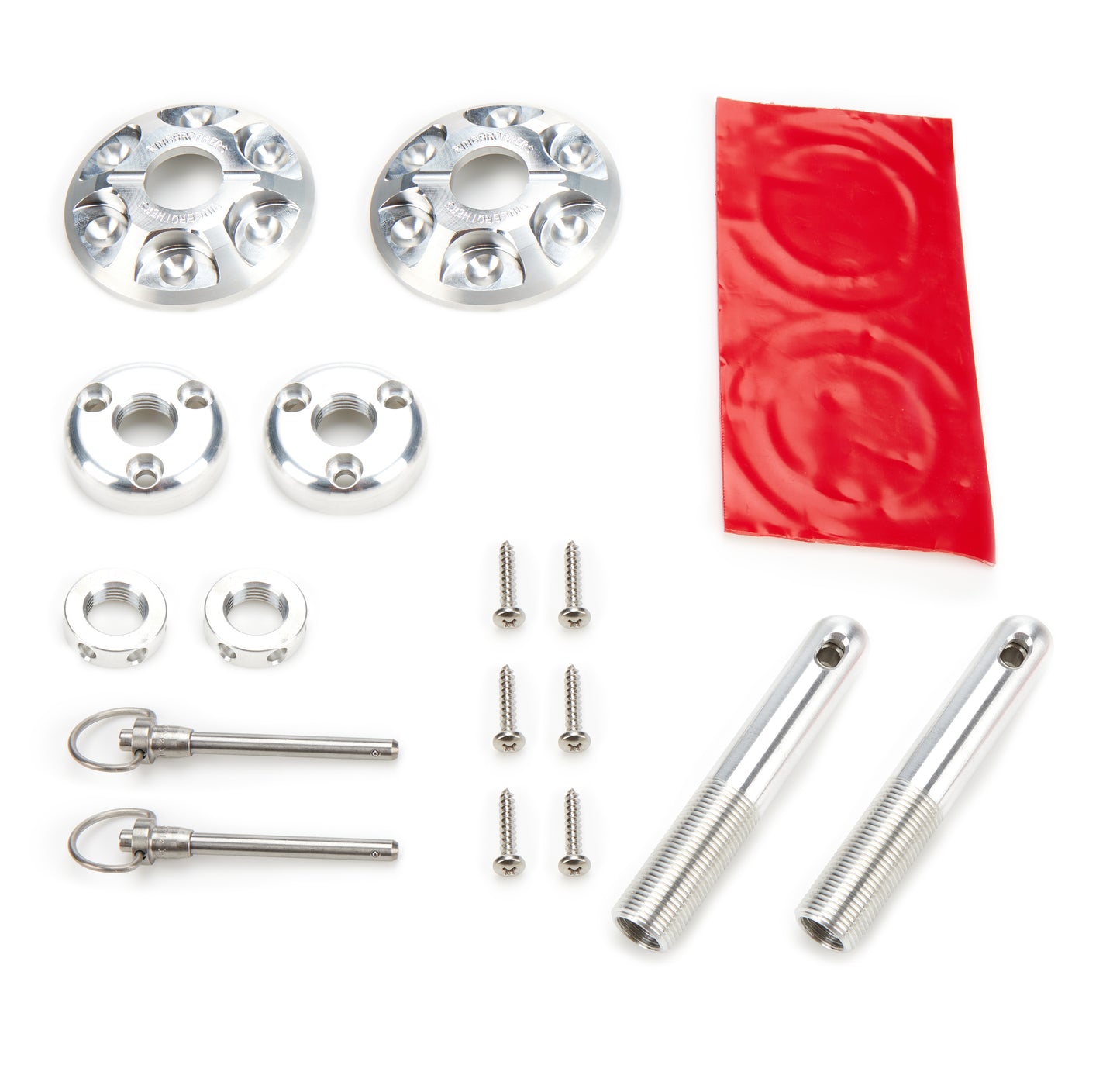 RING BROTHERS  Universal Round Hood Pin Kit Natual Finish  RIB9111N