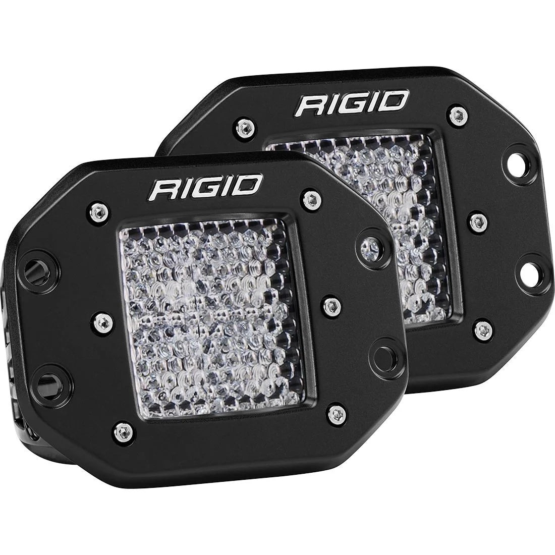 RIGID INDUSTRIES  LED Light D-Series Pro Diffused Flush Mount Pr.  RIG212513