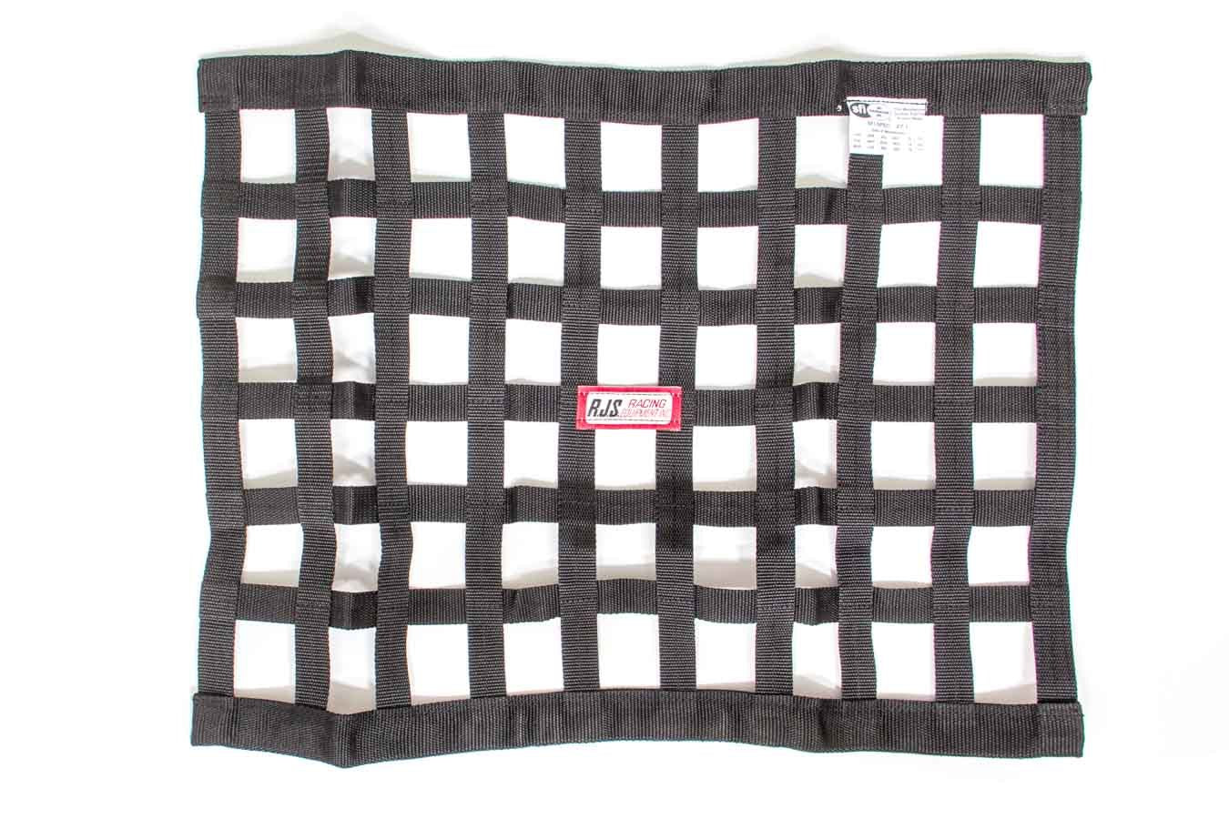 RJS SAFETY  Black Ribbon Window Net 18x24   RJS10000401
