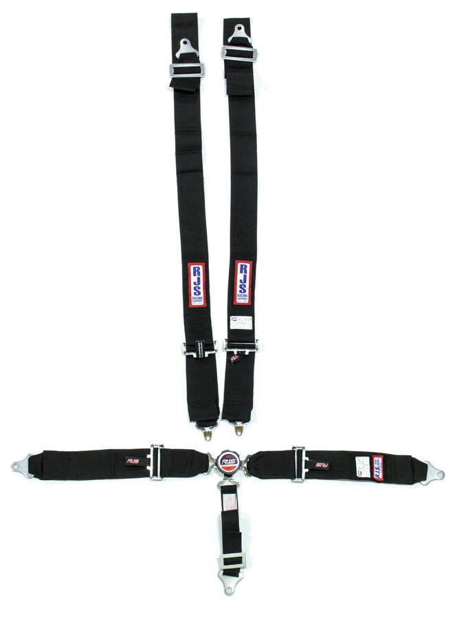 RJS SAFETY  5 PT Harness System Q/R BK Ind Wrap 2inSub   RJS1034101