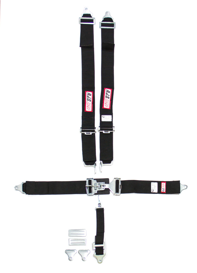 RJS SAFETY  5-Pt Harness System BK Ind Bolt In Mt 2in Sub   RJS1127801