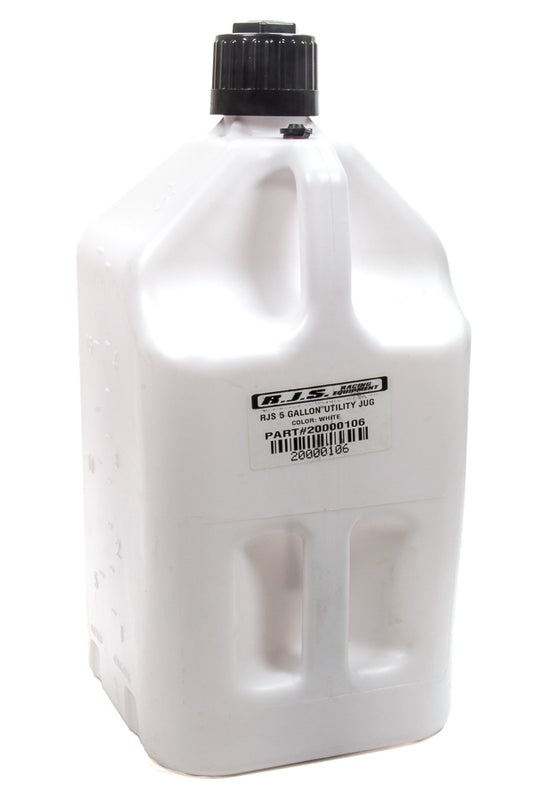 RJS SAFETY  Utility Jug 5 Gallon White   RJS20000106
