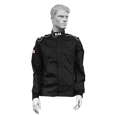 RJS SAFETY  Jacket Elite Large SFI- 3.2A/20 Black  RJS200490105