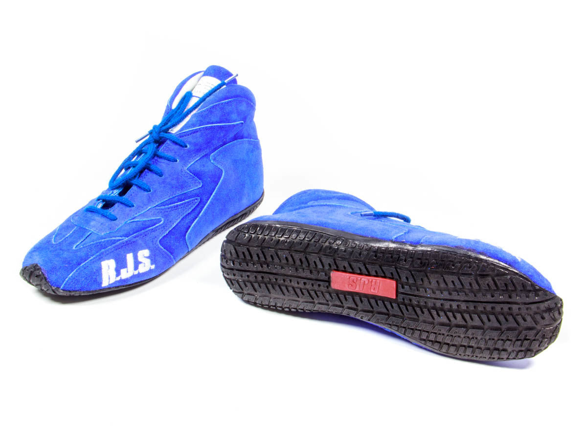 Rjs Safety Redline Shoe Mid-Top Blue Size 8 SFI-5 MPN RJS500020354