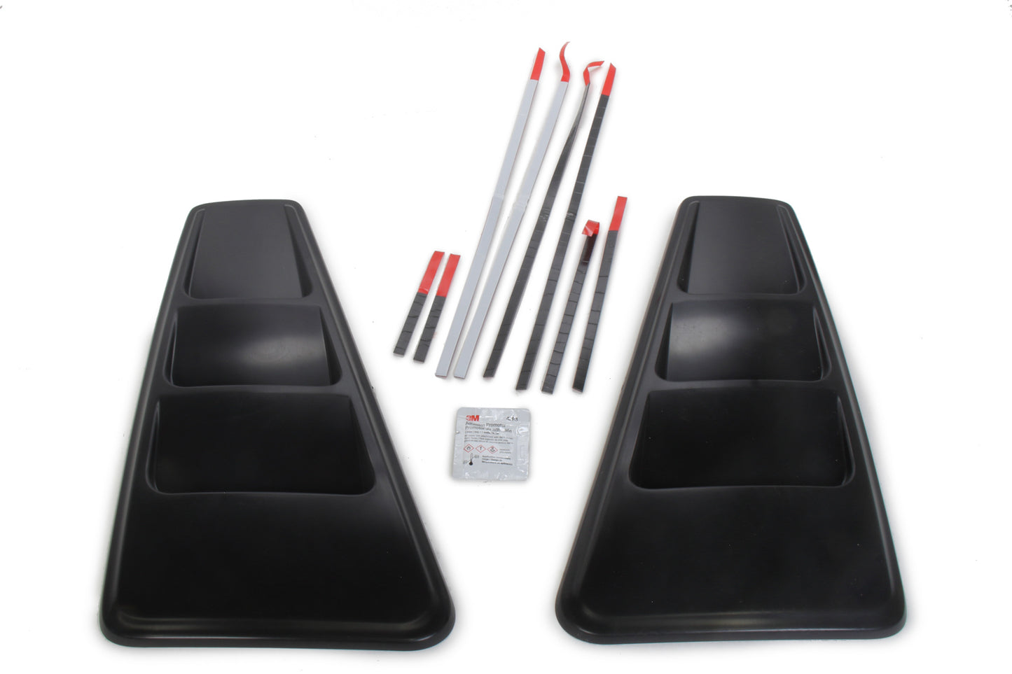 Roush Performance Parts Quarter Window Louver Kit 05-14 Mustang MPN ROU420093 For Ford Mustang 2005-14