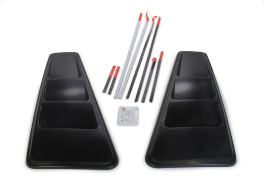 Roush Performance Parts Quarter Window Louver Kit 05-14 Mustang MPN ROU420093 For Ford Mustang 2005-14