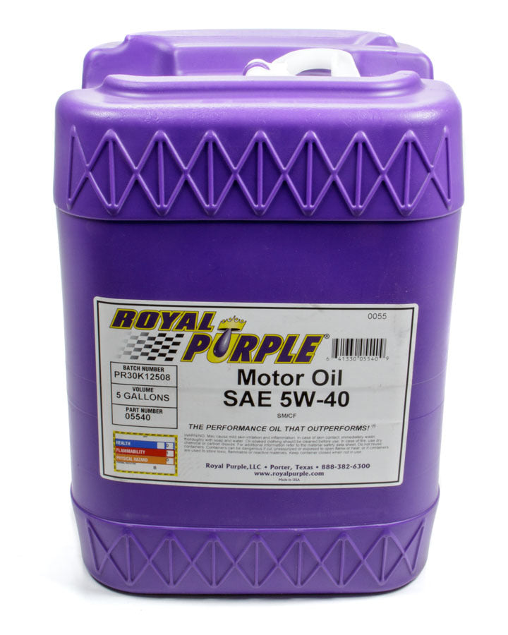 Royal Purple  Multi-Grade Motor Oil 5w40 5 Gallon Pail  ROY05540