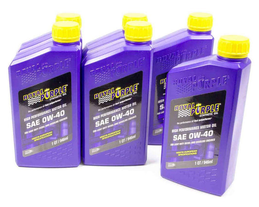 Royal Purple  0w40 Multi-Grade SAE Oil Case 6x1qt Bottles   ROY06484