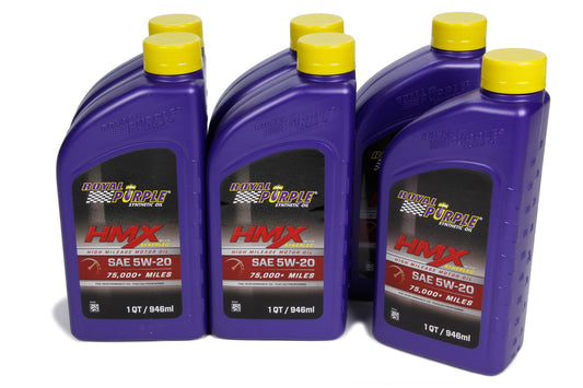 Royal Purple  HMX SAE Oil 5w20 Case 6 x 1 Quart Bottles   ROY67511